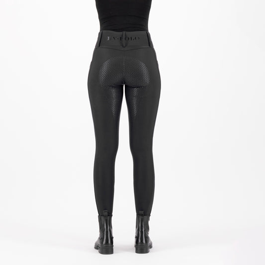 HVPolo Ridtights HVP Favourite FullGrip, Svarta & Vita