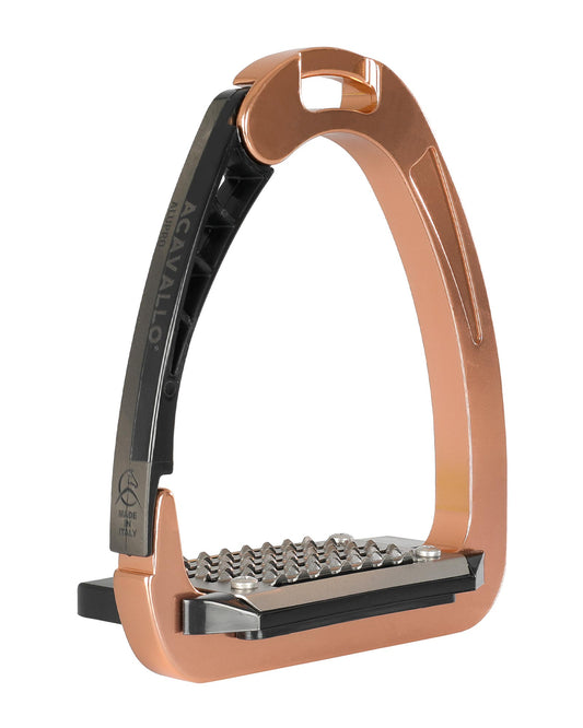 Acavallo Stigbyglar Arena Alupro, Rosegold/Svart