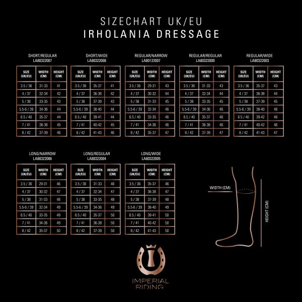 Ridstövlar IRHOlania Dressage Regular/Regular