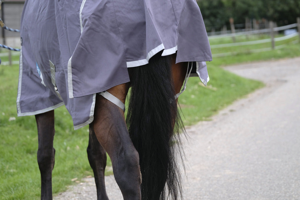 EQUITHEME 'TYREX 1200D' Recycled Turnout Hästtäcke Taupe 300 g