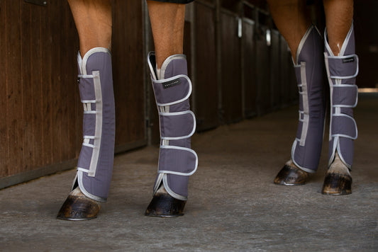 EQUITHEME 'TYREX 1200D' Recycled Transportskydd Taupe