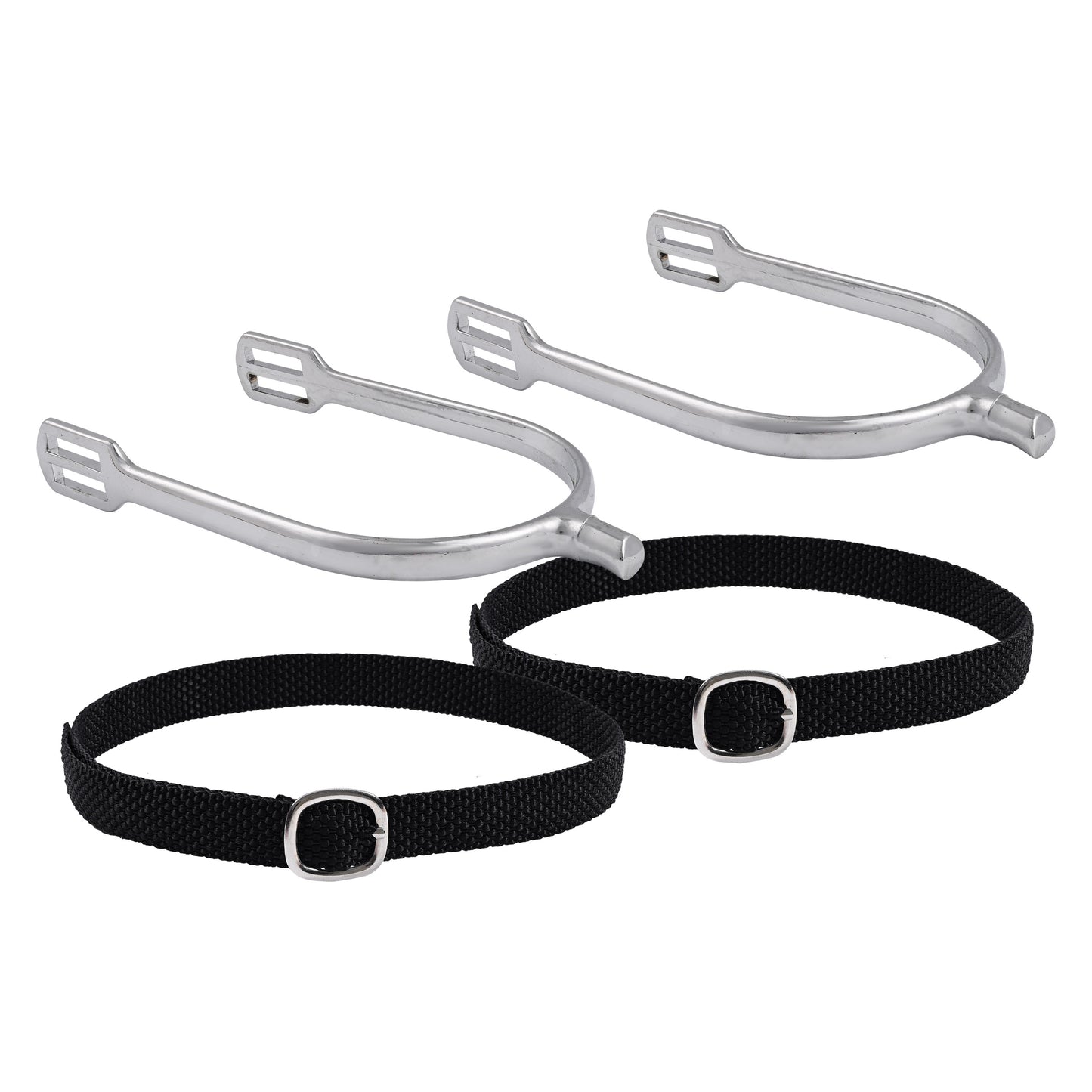 Imperial Riding MENS Sporrar Basic 15mm square - Silver