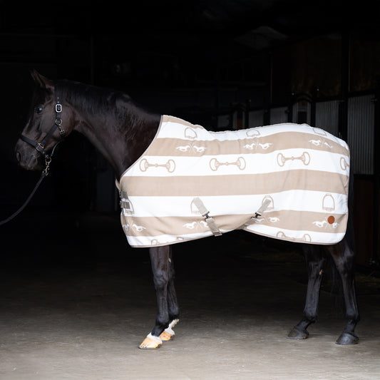 HVPolo Gwenny Fleecetäcke, Beige/Vit