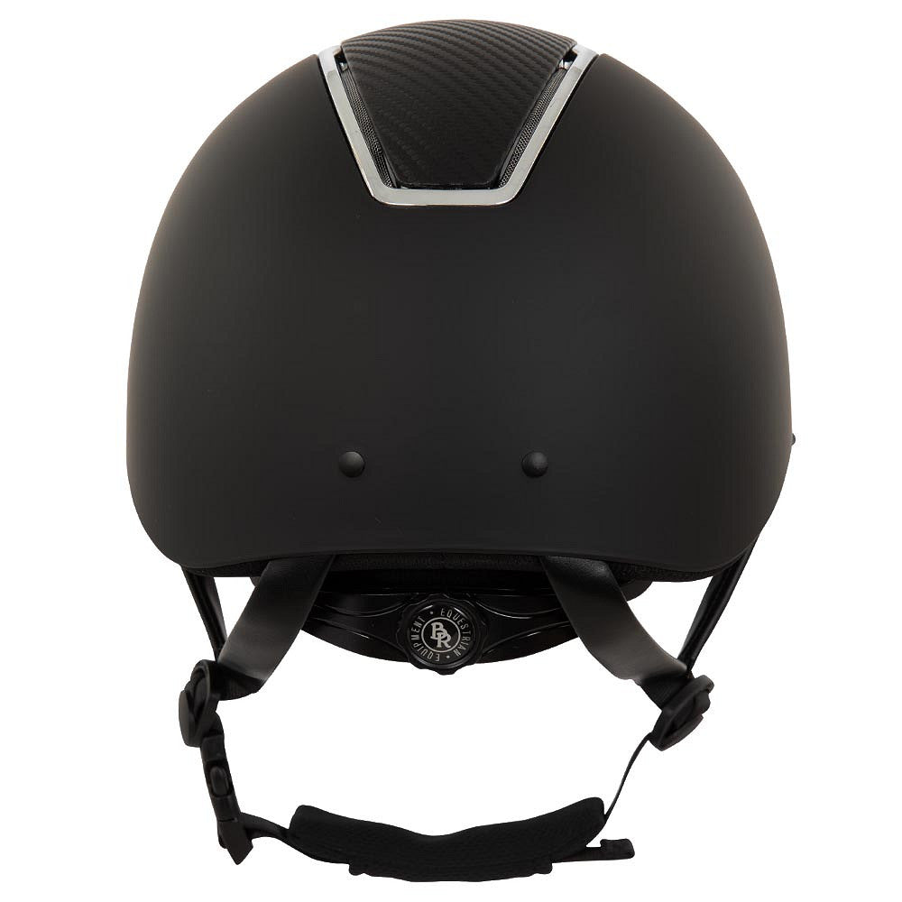BR Riding Helmet Omega Painted Svart/Chrome