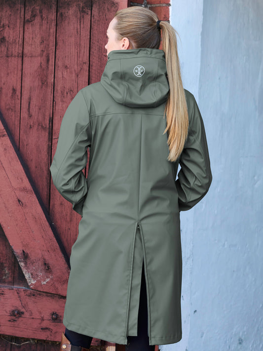 Jacson Barbro Fleecefodrad Regnkappa