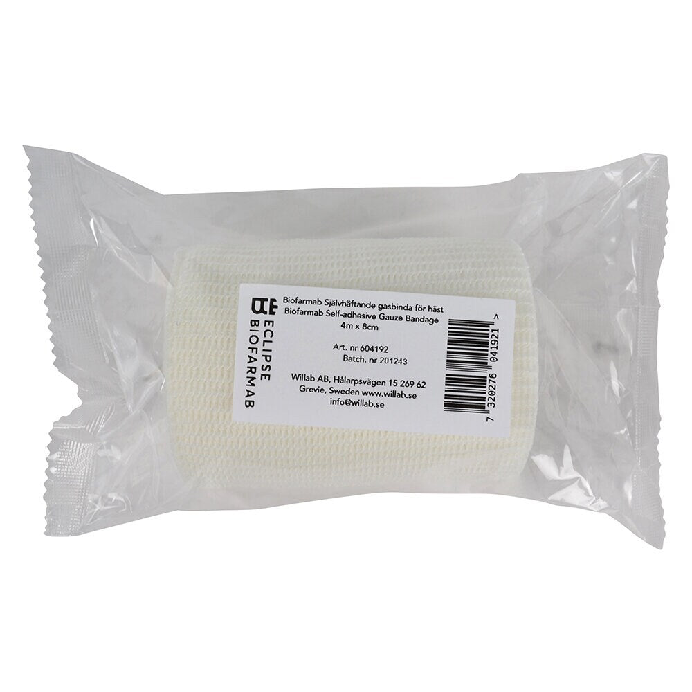 Biofarmab Självhäftande gasbinda för häst