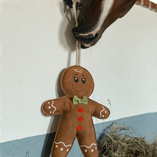 Hästleksak Pepparkaksgubbe i Mocka