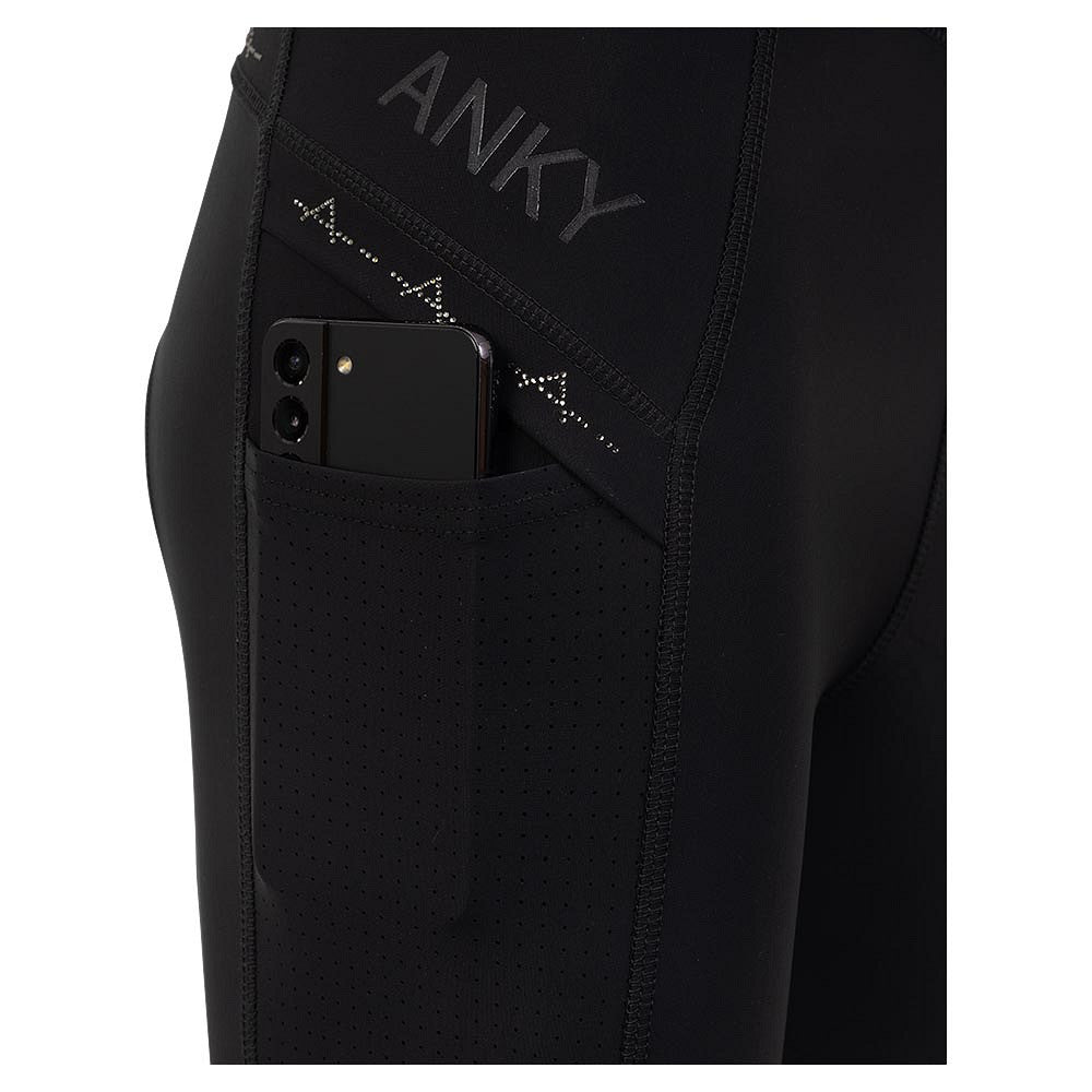 ANKY® Ridtights Tregging Exposure Silicone Full Seat, Svarta