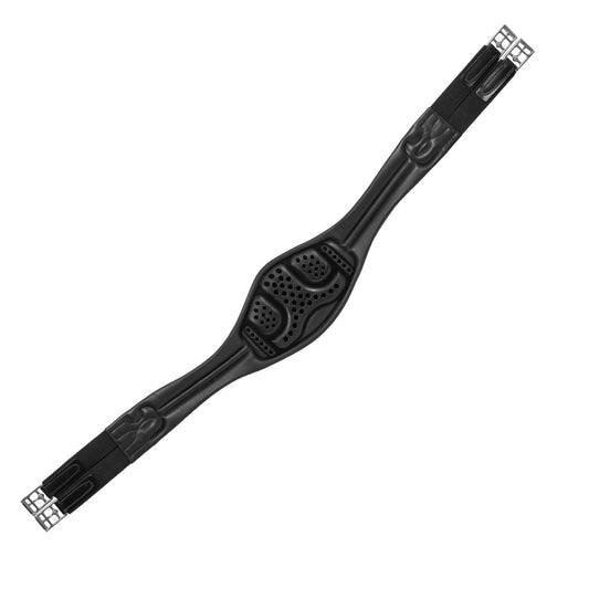 Acavallo Anatomisk Hoppgjord i läder, Svart
