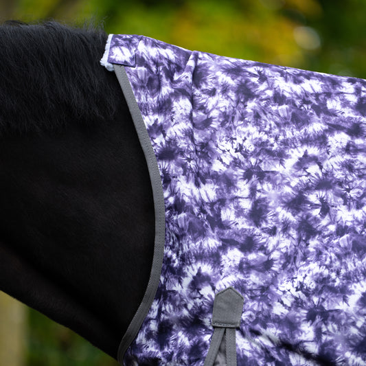 Imperial Riding IRHSuper-dry Regntäcke Halvhals, 0gr, Lila/Grå, st 135-145cm