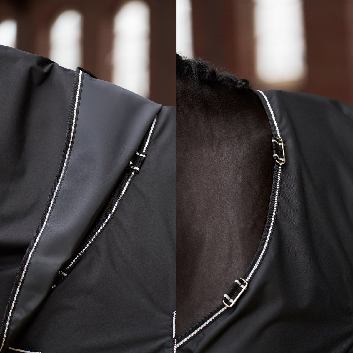 Imperial Riding Utetäcke IRHBasic med avtagbar Hals, 0g, Svart