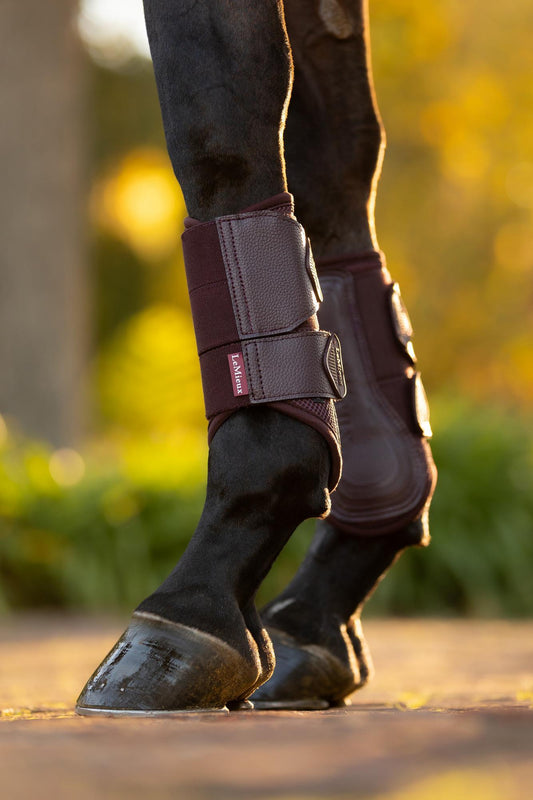 AW25 LM Arika Mesh Brushing Boots Damson