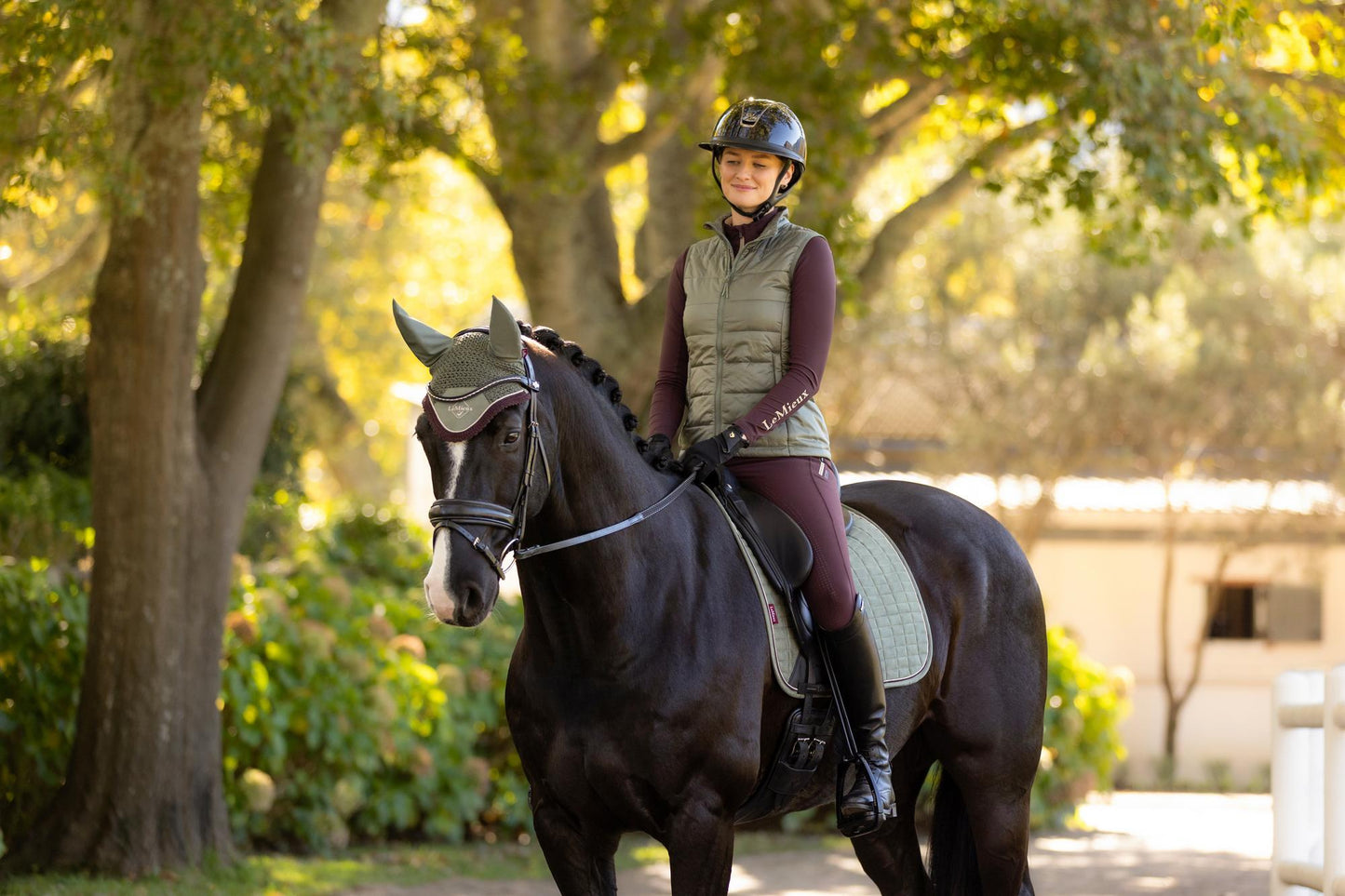 AW25 LM Suede Dressage Square Rosemary