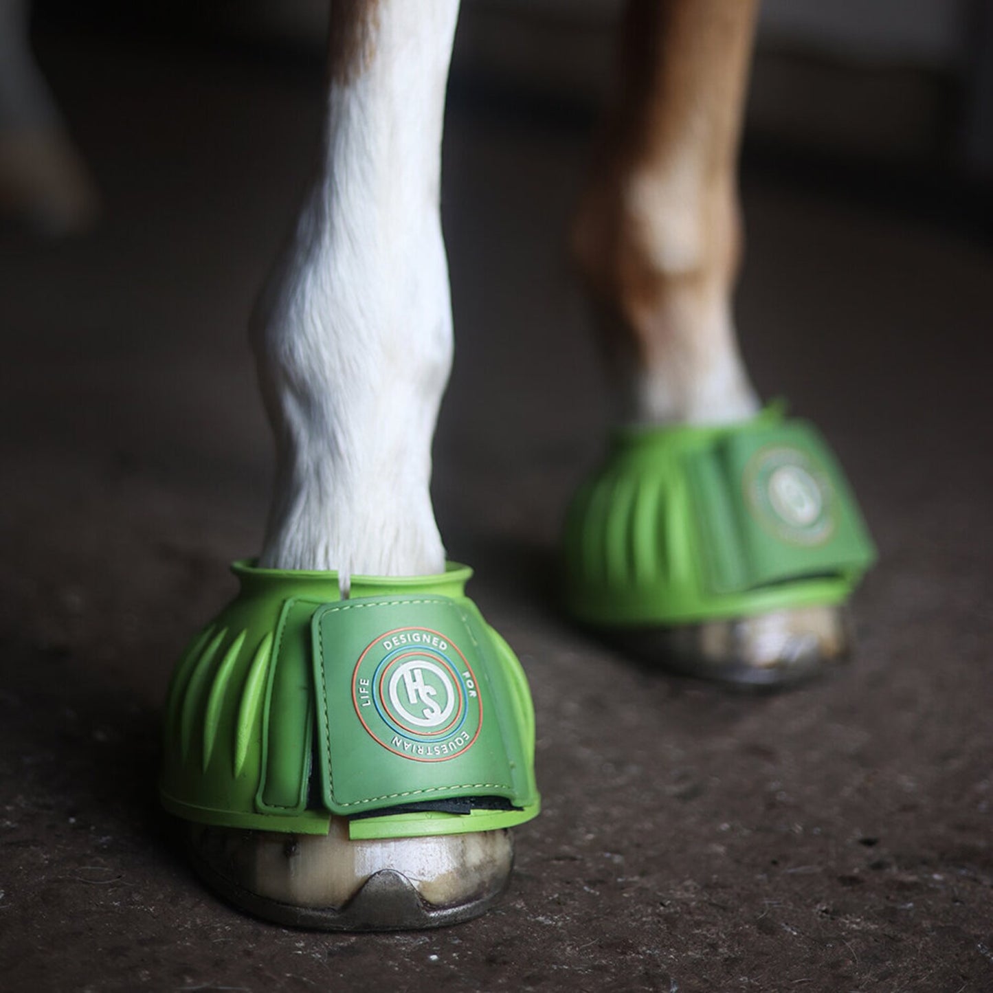 Hansbo Gummiboots med kardborrknäppning, Gröna