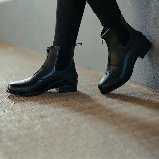 Jodhpurs läder m. dragkedja