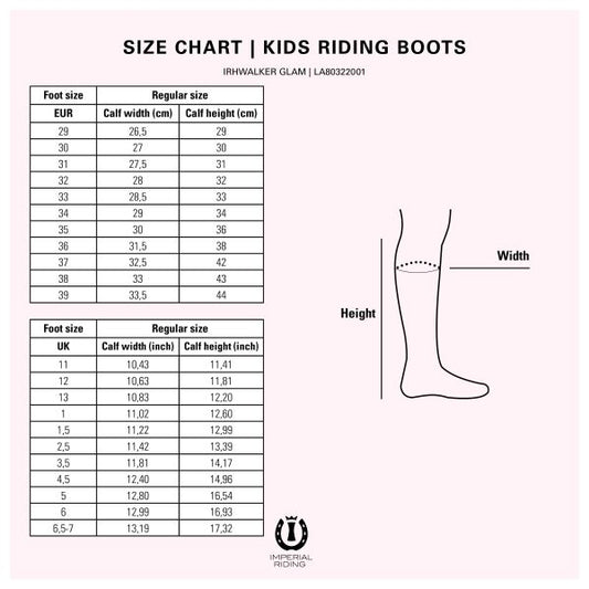 KIDS Ridstövlar IRHWalker Glam