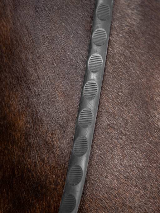 LeMieux Magna Grip Gummityglar, Svart/Silver – bild 2