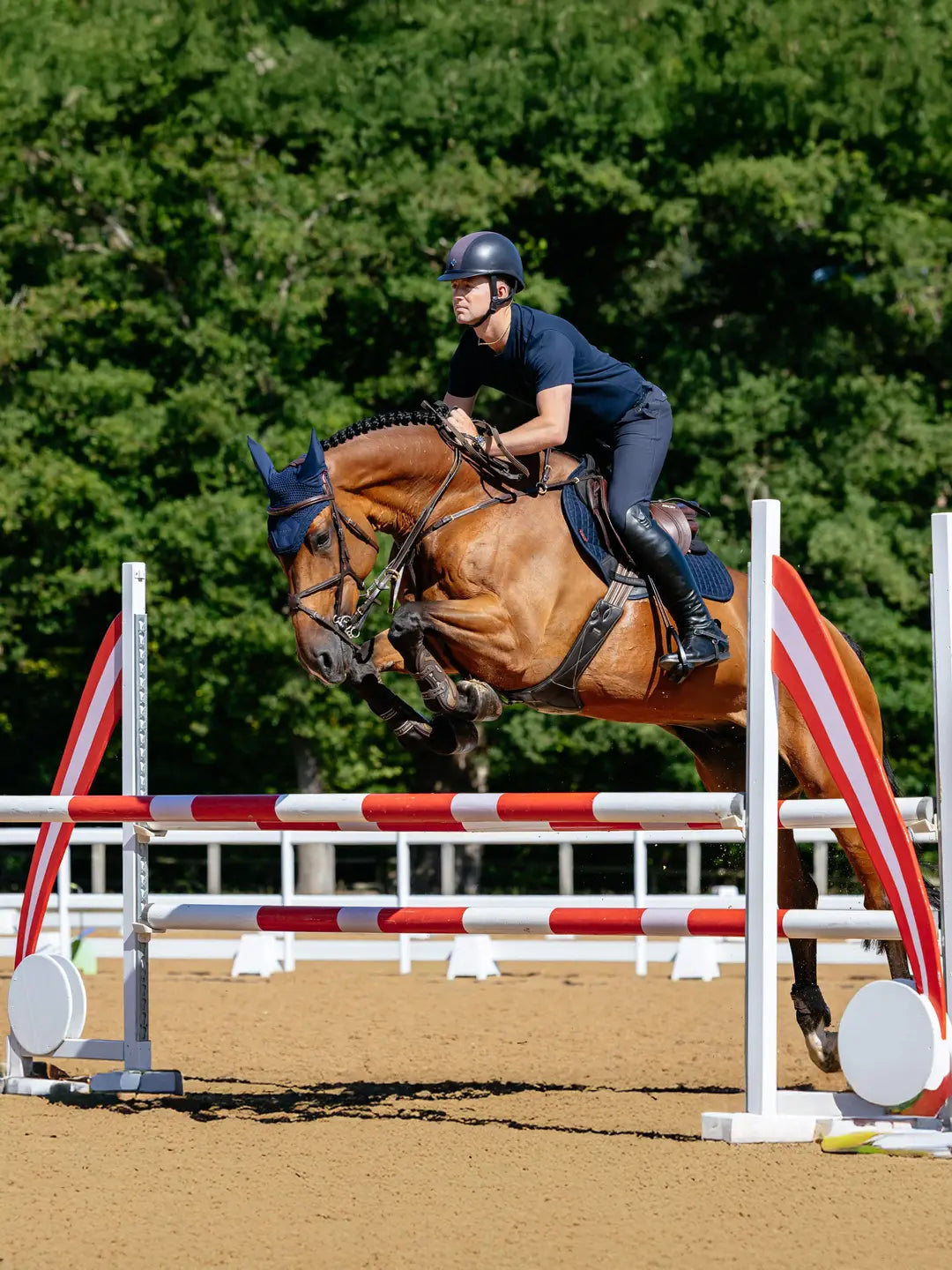 LM Mocka Close Contact Square Marinblå