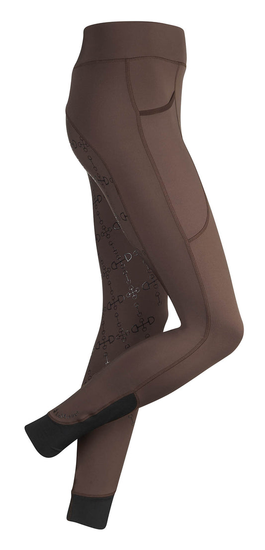LeMieux Winter Pull On Vinterridtights, Brun – bild 2