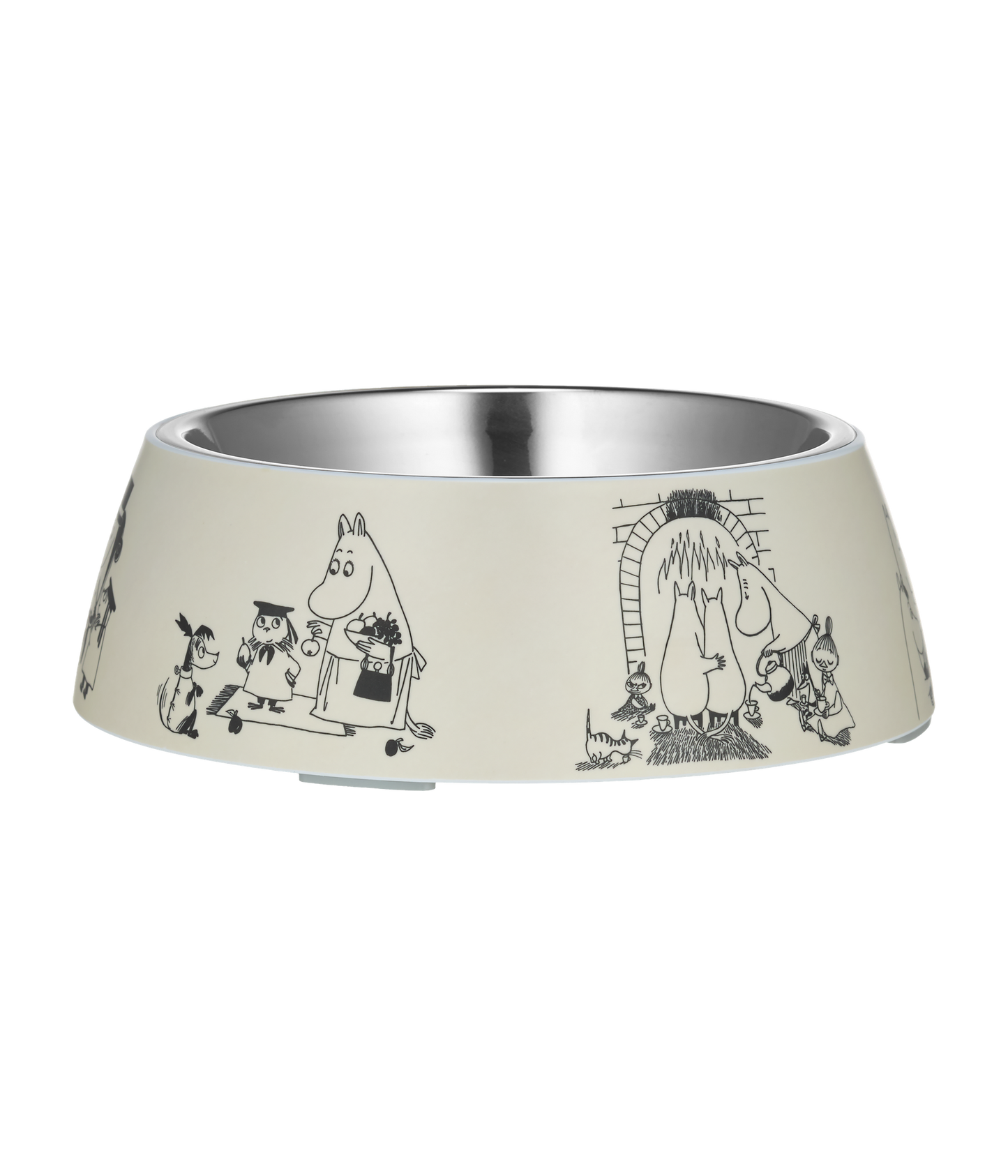 Moomin 80 Matskål för hund Grå