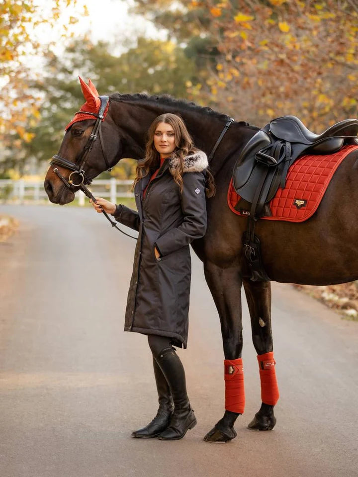 LeMieux Vattentät Long Riding Coat, Grå