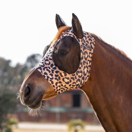 Pro-tech, elastisk flughuva med öron - Leopard