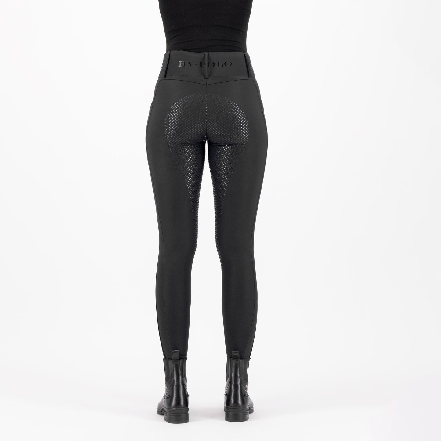 HVPolo Ridtights HVP Favourite FullGrip, Svarta & Vita