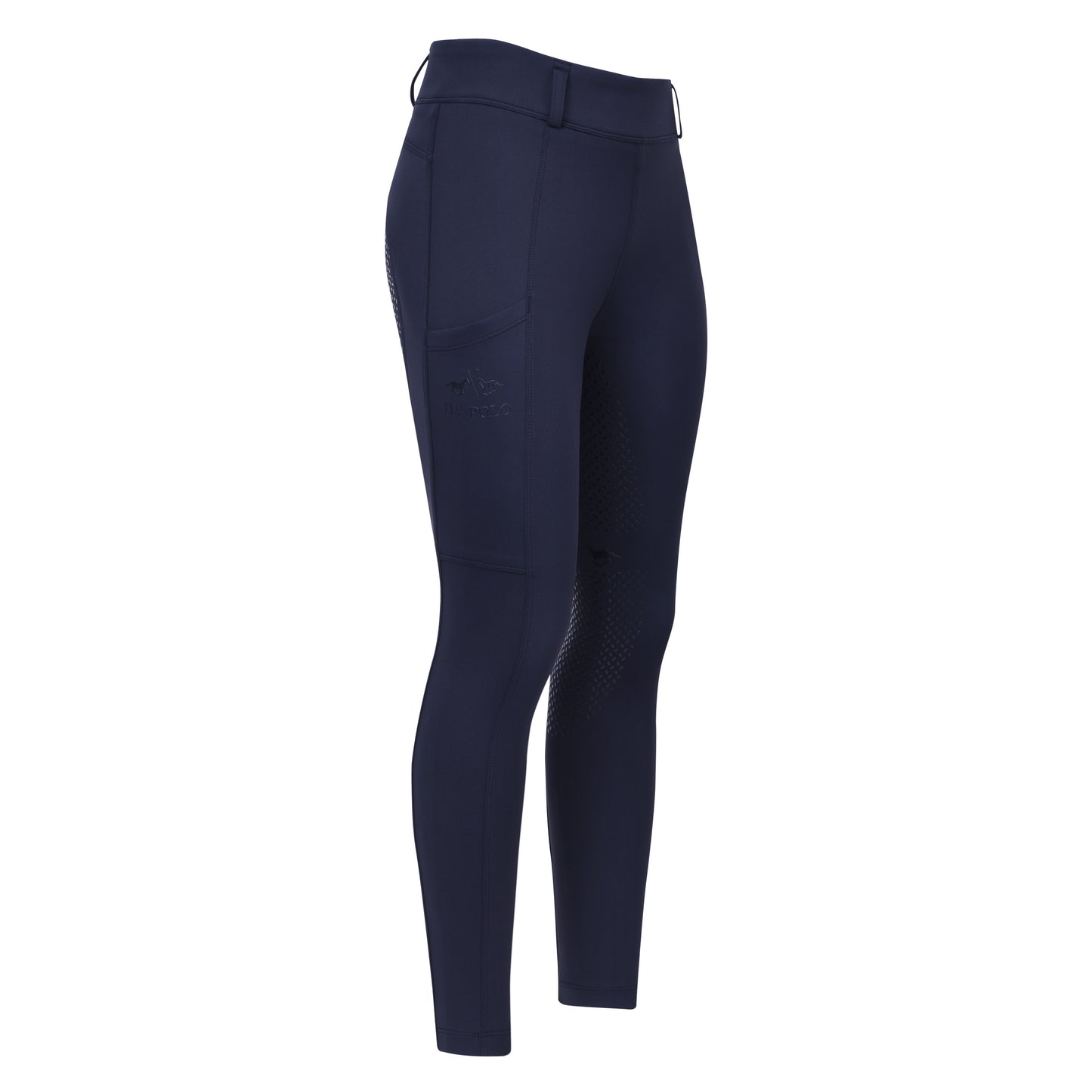 HVPolo Junior Ridtights HVPManou, Marinblå, Helskodda