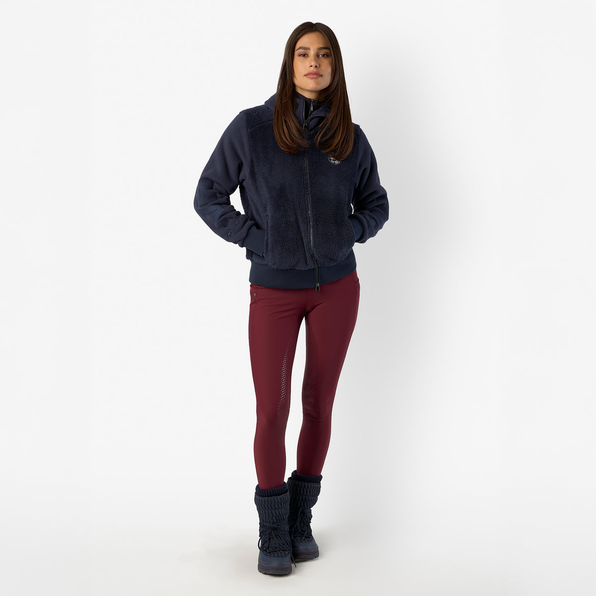 HVPolo Fleece Cardigan HVPRoyce, Navy