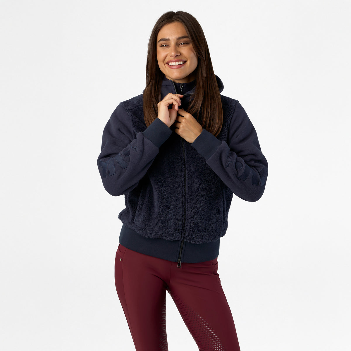 HVPolo Fleece Cardigan HVPRoyce, Navy