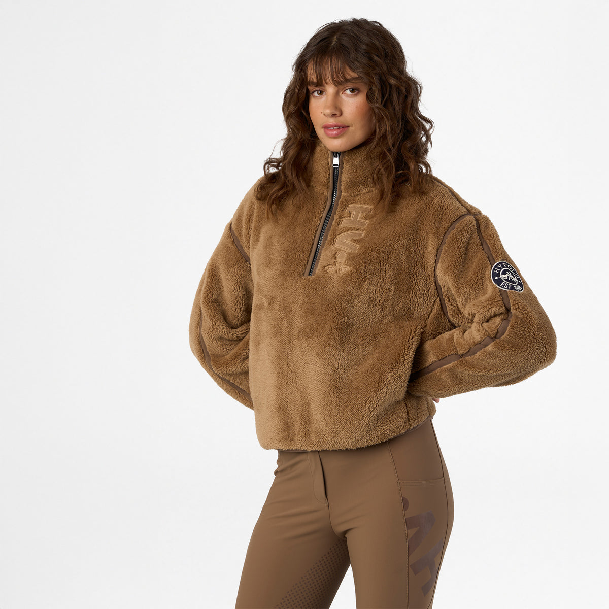 HVPolo Fleece Sweater HVPRosine, Kamel