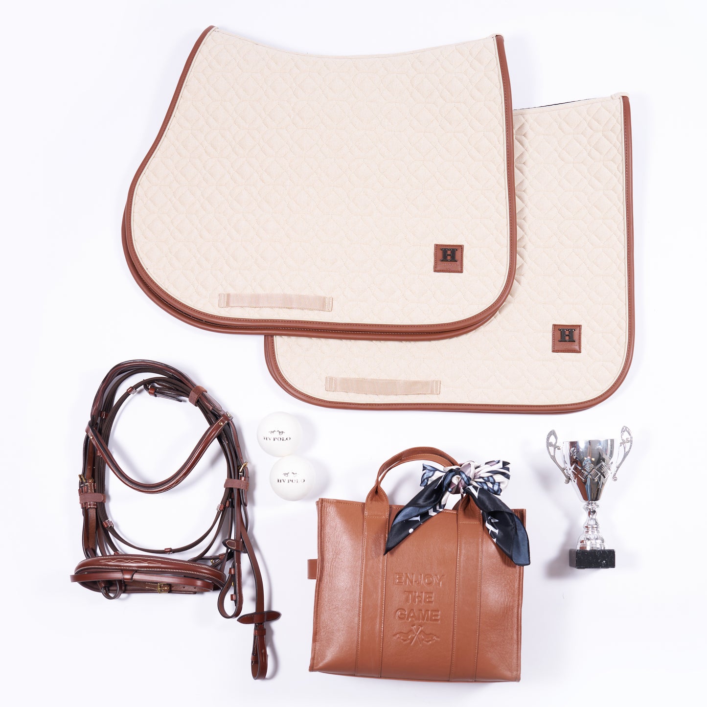 HVPolo Luxi Dressyrschabrak, Tan