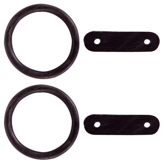 BR Rubber Ring with Leather Strap for Safety Stirrups