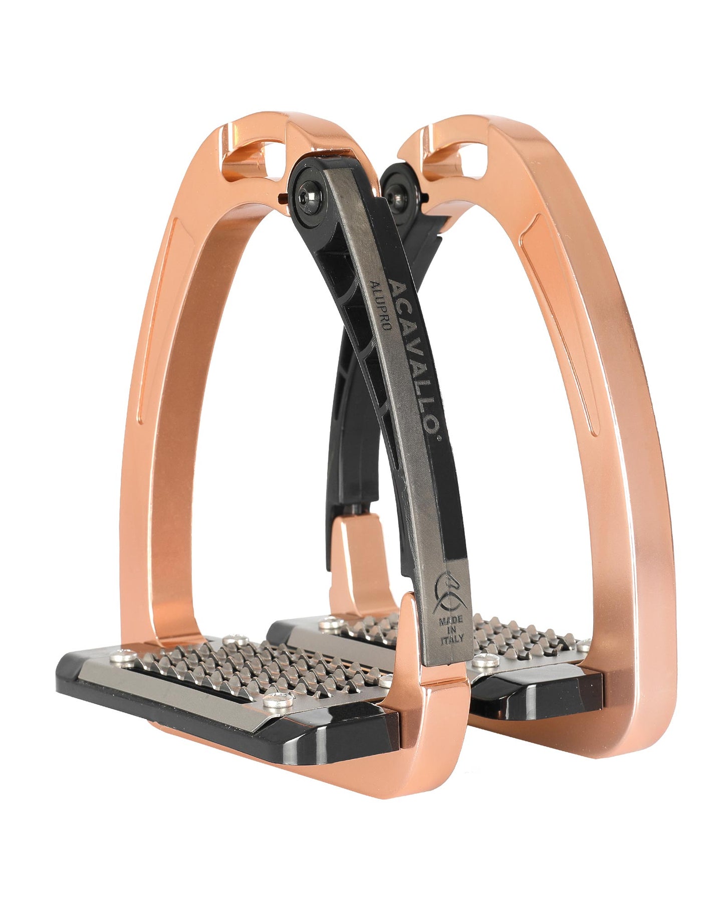 Acavallo Stigbyglar Arena Alupro, Rosegold/Svart