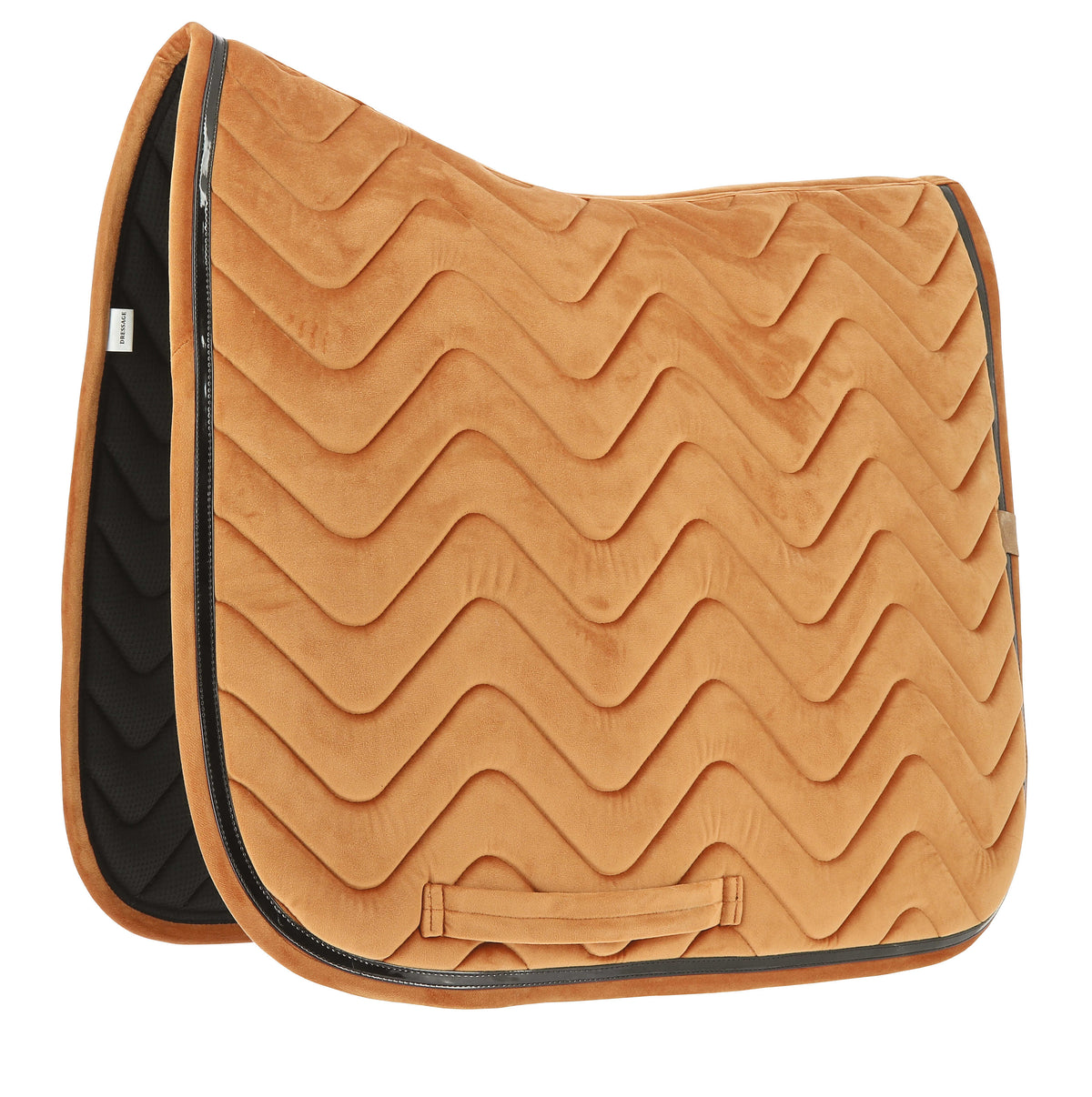 Equitheme Sammetsschabrak -Glossy-, Gul, Ljusgrön & Orange