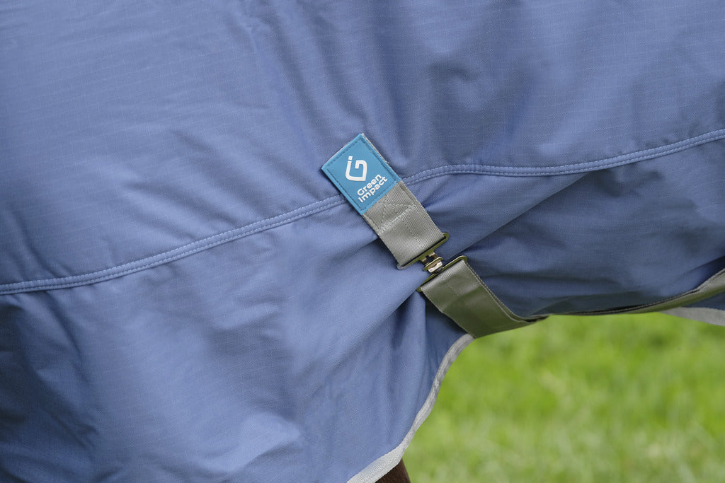 EQUITHEME 'TYREX 600D' Recycled Turnout Hästtäcke Navy 0 g