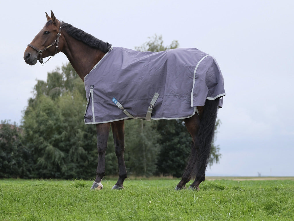 EQUITHEME 'TYREX 1200D' Recycled Turnout Hästtäcke Taupe 50g