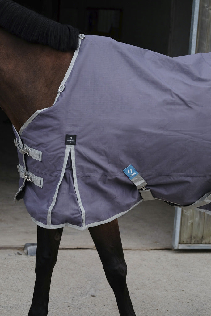 EQUITHEME 'TYREX 1200D' Recycled Turnout Hästtäcke Taupe 300 g