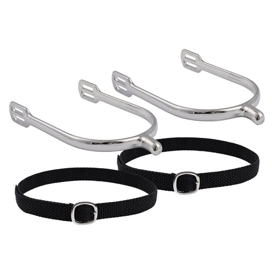 Imperial Riding MENS Sporrar Basic 15mm round - Silver