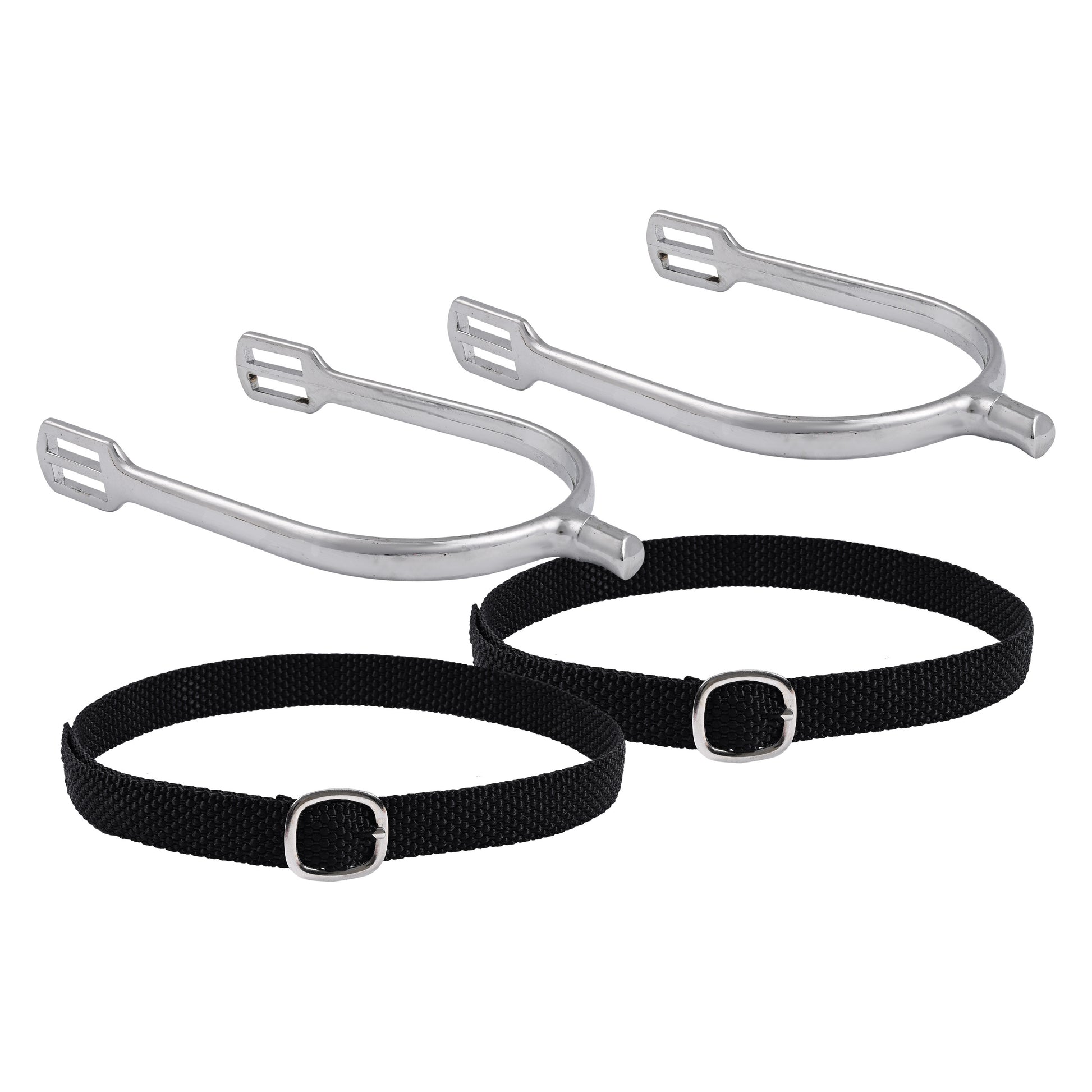 Imperial Riding MENS Sporrar Basic 15mm square - Silver