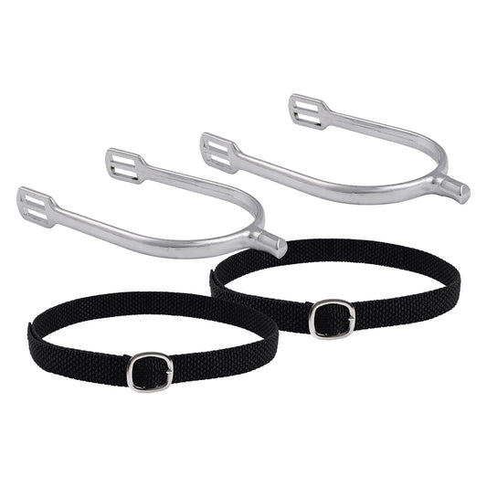 Imperial Riding MENS Sporrar Basic 15mm square - Silver