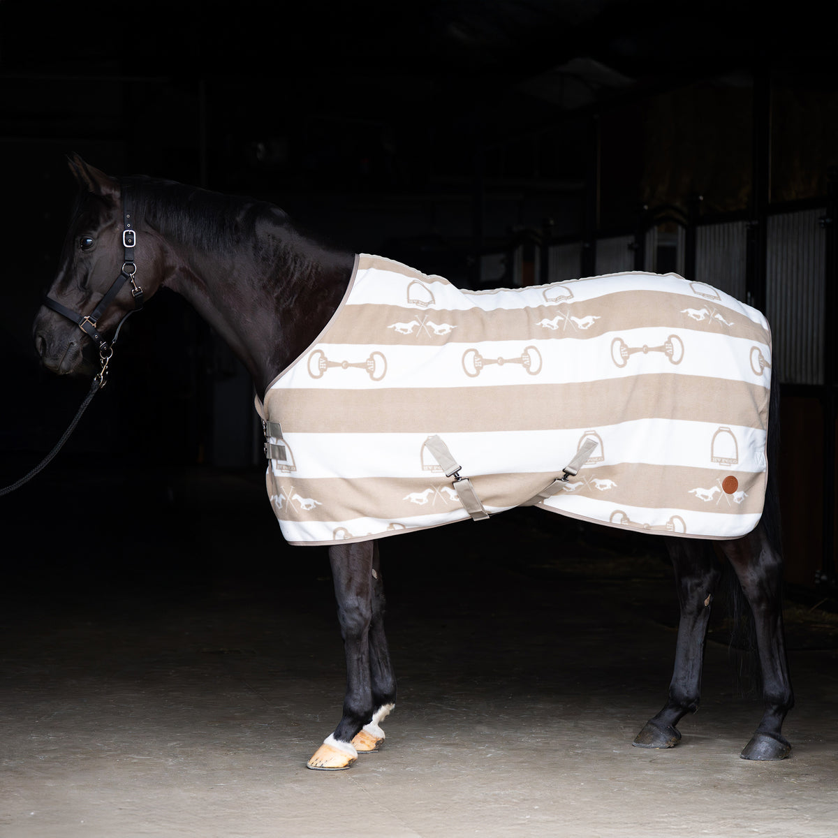 HVPolo Gwenny Fleecetäcke, Beige/Vit