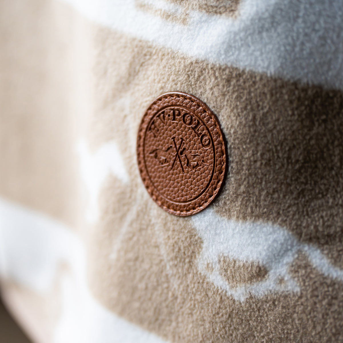 HVPolo Gwenny Fleecetäcke, Beige/Vit