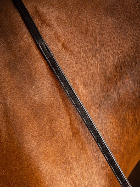 LeMieux Rubber Half Lined Halvfodrade gummityglar, Svart/Silver – bild 3