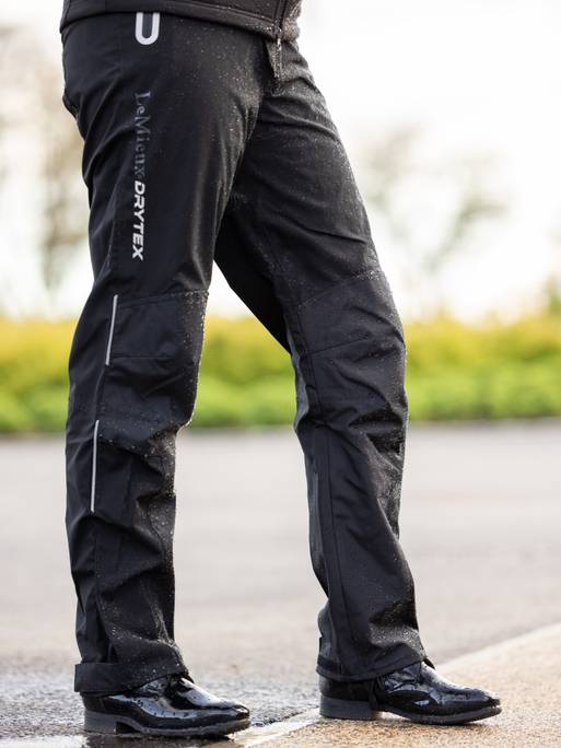 LeMieux DryTex Stormwear Vattentäta överdragsbyxor Unisex, Svart – bild 3