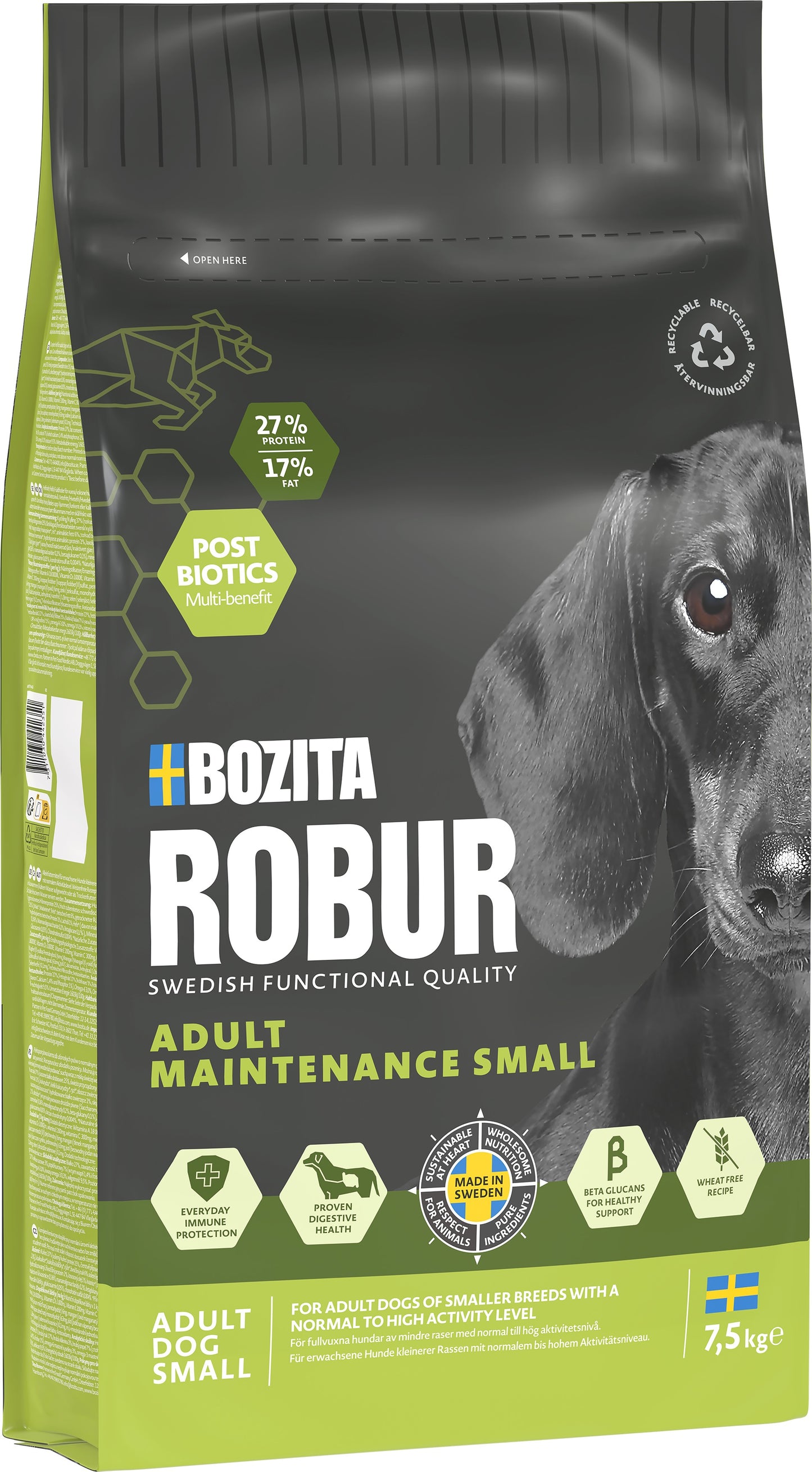 Bozita Robur Adult Maintenance Mini Hundfoder