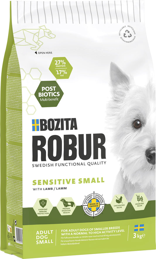 Bozita Robur Adult Small Breed Sensitive Hundfoder