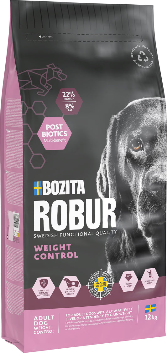 Bozita Robur Adult Weight Control Torrfoder för hund 12kg