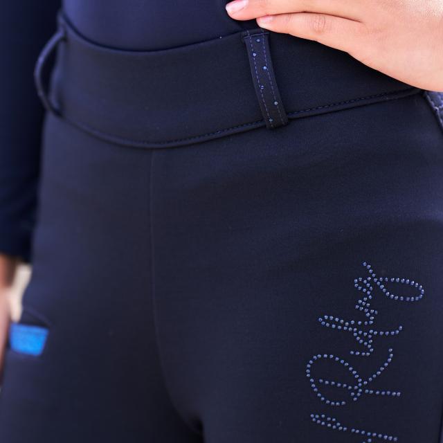 Imperial Riding Ridtights Junior, IRHComfi Sparks summer FullGrip, Navy