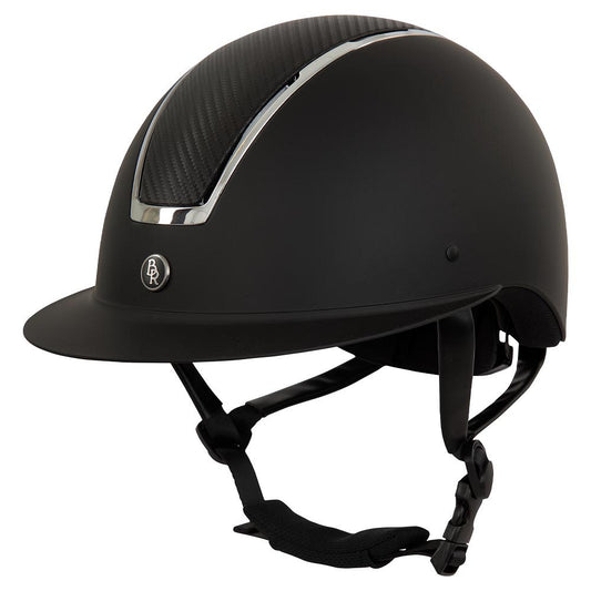 BR Riding Helmet Omega Painted Svart/Chrome
